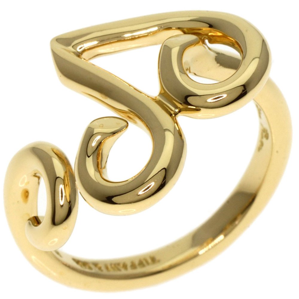 TIFFANY ARIES ZODIAC SIGN RING 18K YELLOW GOLD SIZE 4.75 - Picture 2 of 8